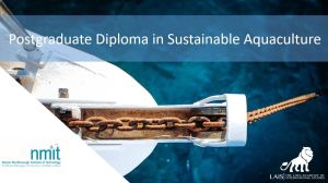 The Postgraduate Diploma in Sustainable Aquaculture