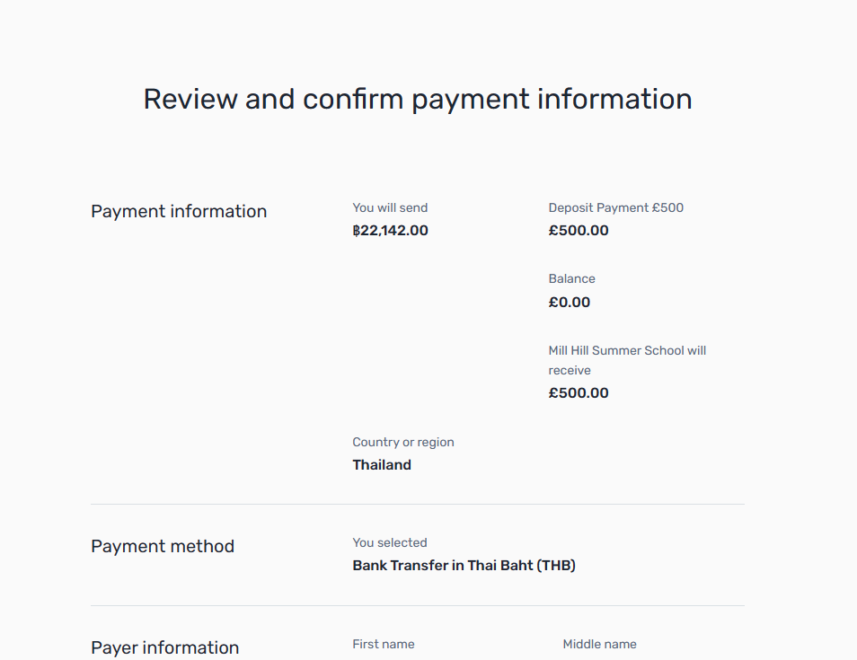Flywire International Payment 6