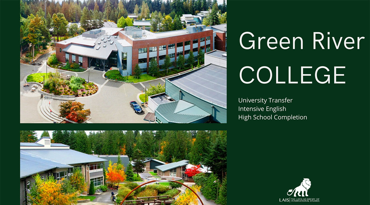 เรียนต่อมัธยมอเมริกา Green River College , Community College The Lion